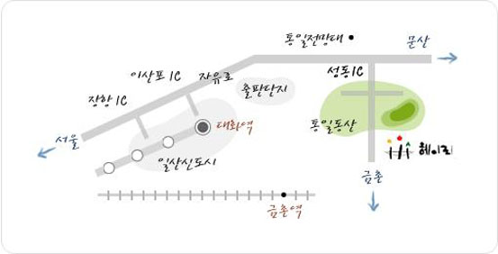 Map of Heyri Art Valley